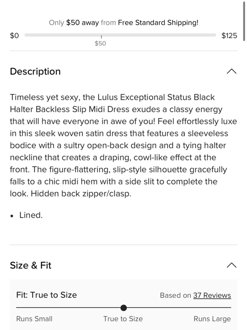Lulus Exceptional Status Black Halter Backless Slip Midi Dress - Picture 6 of 10